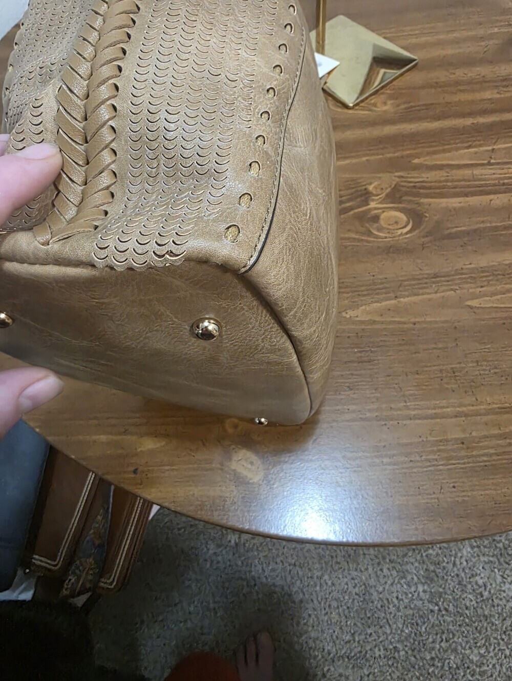 Handbag Republic Calin Collection Whipstitch Vegan Leather NWT - Picture 10 of 16